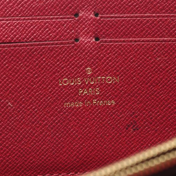 Louis Vuitton Wallet Brown Portefeuille Clemence Fuchsia Long - Picture 4 of 7